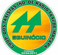 Logotipo da Cooperativa dos Taxistas de Rádio Táxi de Macapá — Equinócio